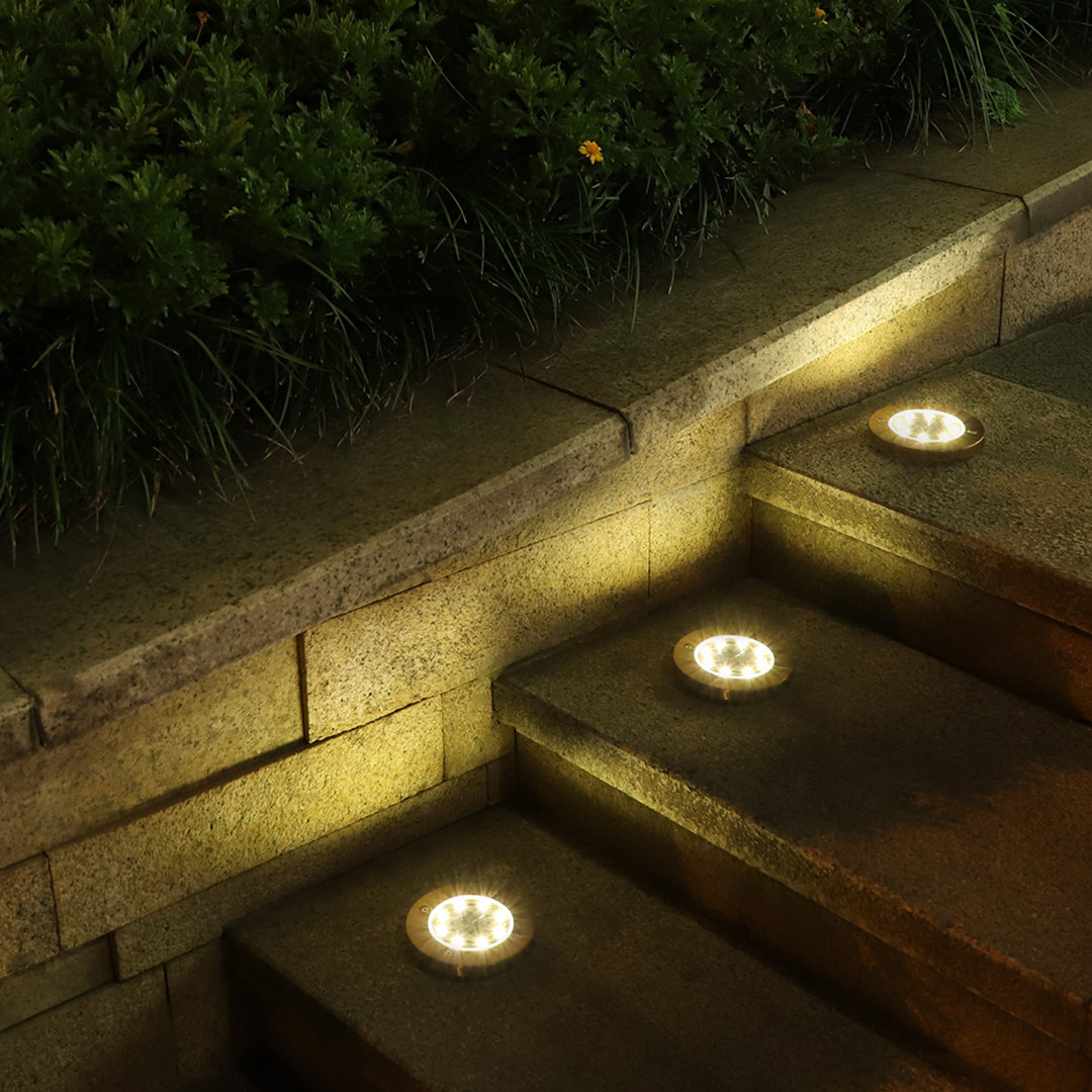 White Solar Powered Pathway Light (Set of 8) CELLPAK 