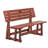 in 1 Patio Dining Sets, Solid Wood Rustic Convertible Bench for Backyard