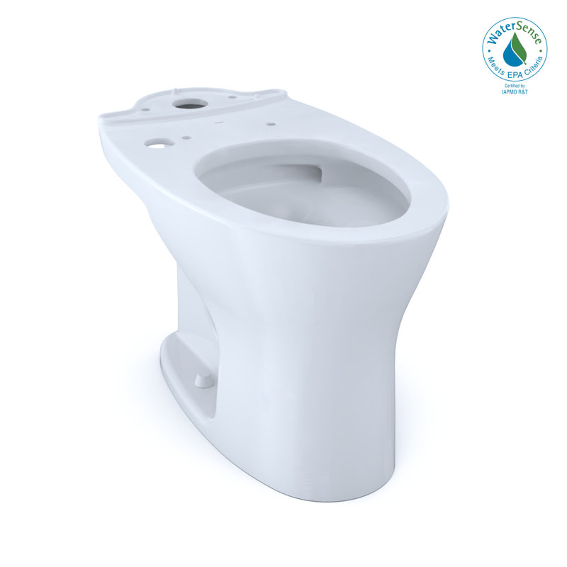 Cuvette de toilette allongée à double chasse TOTO® Drake® avec CEFIONTECT®, WASHLET + Ready, coton blanc, Coton blanc, 12 po