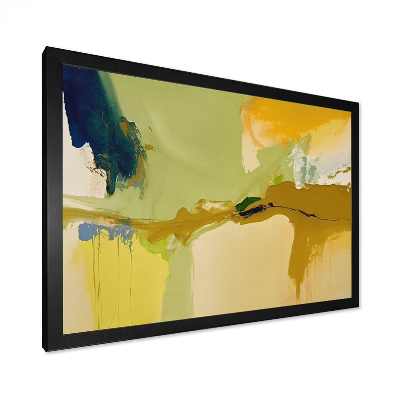 Mousse espagnole «Soulscape I», reproduction sur toile, Impression noire sur toile encadrée, H 12 po x l 20 po x P 1 po