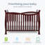 Lit de bébé convertible 7-en-1 Violet-1835667864