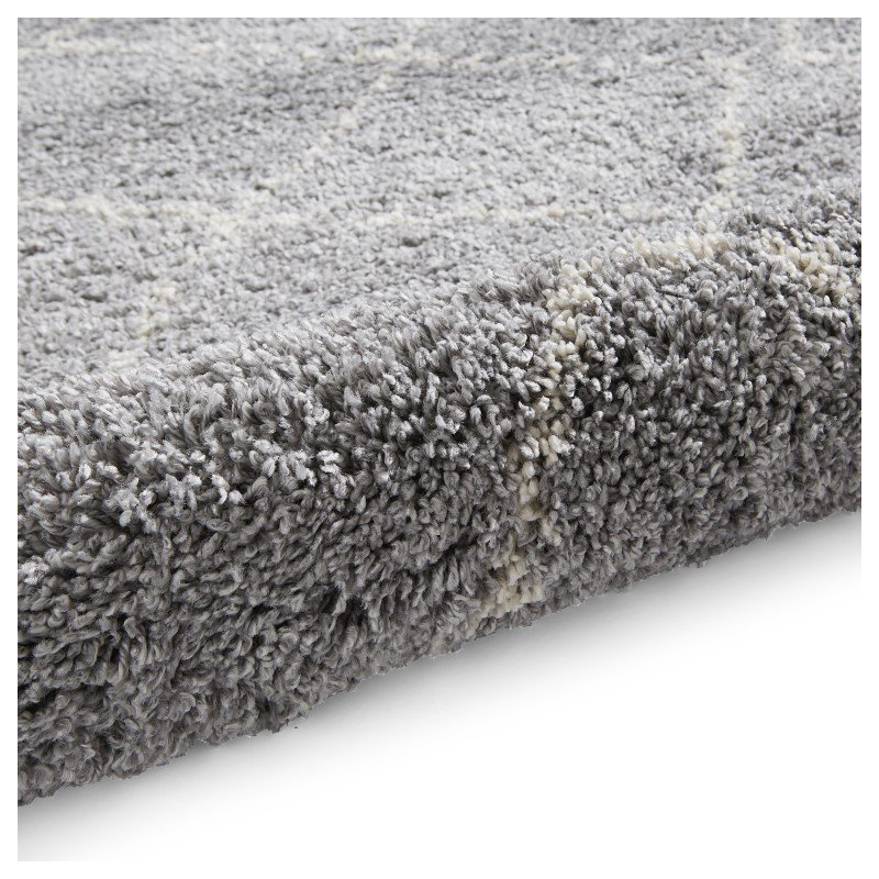Pechler Machine Woven Grey Rug, Runner 60 x 230cm