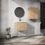Meuble-lavabo de salle de bain avec lavabo et rangement latéral - Enthrall 24 po