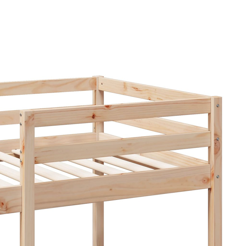 Sherbrooke High Sleepers with Trundle Included, Small Single (75 x 190 cm), Natural