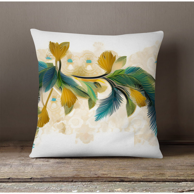 Throw Pillow, 16"H x 16"W, Polyester