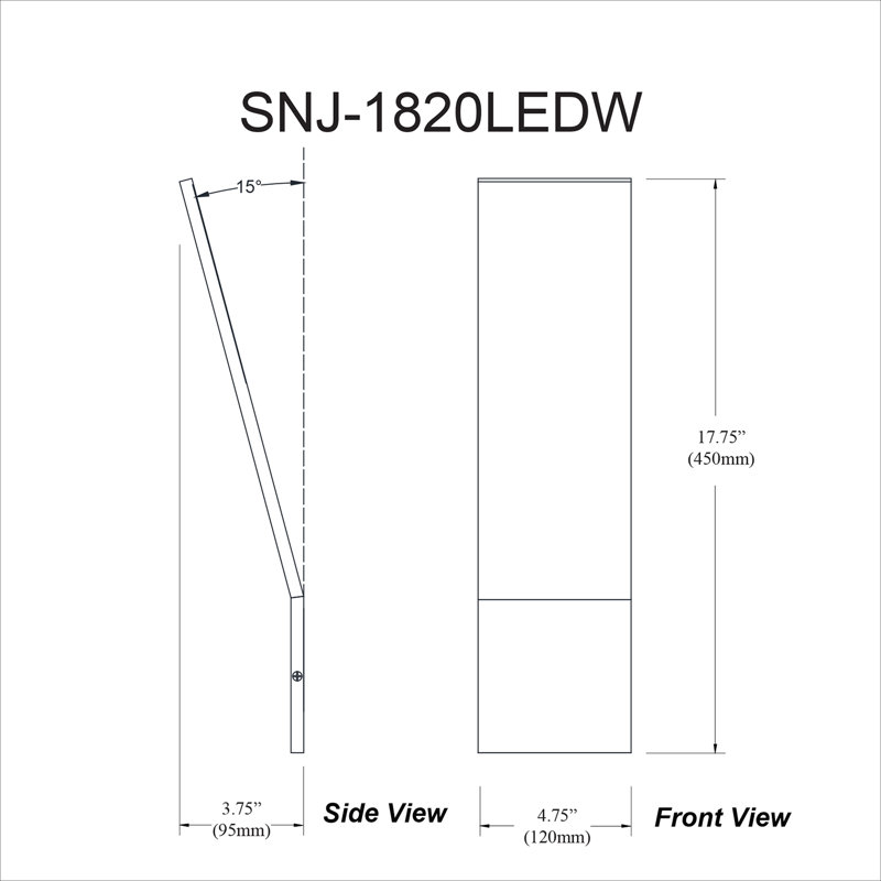 Bisher Light LED Dimmable Flush Mounted Sconce, Polished Chrome