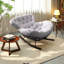 Chaise berçante en métal Snail-101753442
