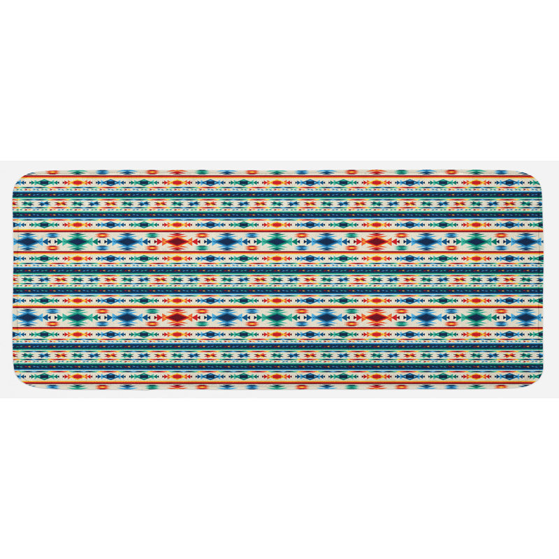 Tapis de cuisine abstrait