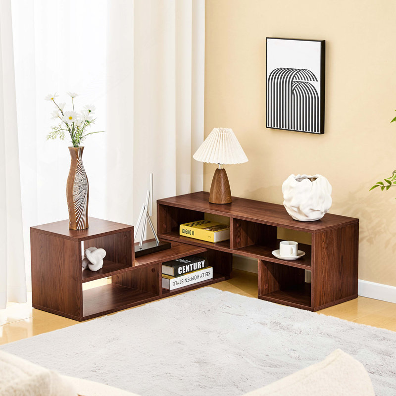 TV Stand for TVs up to 55", Bois foncé