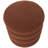 Kursh Polyester Shaped Boucle Geometric Copper Stool
