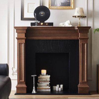 American-style retro decorative fireplace cabinet