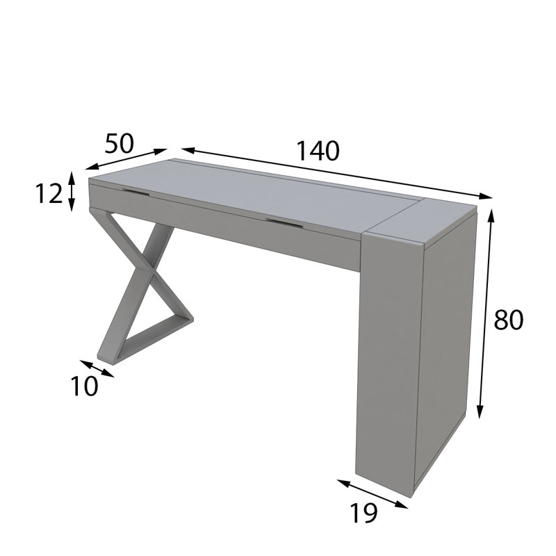 Mackenna Dressing Table with Mirror