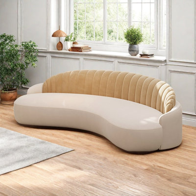 Modern Simple Curved Living Room Sofa