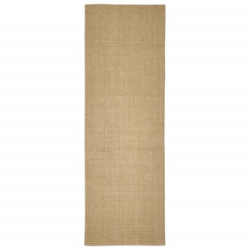 Light Brown Area Rug, Runner 66 x 200cm