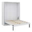 Grand lit escamotable rotatif avec rangement dissimulé, conception multifonctionnelle peu encombrante-470393663