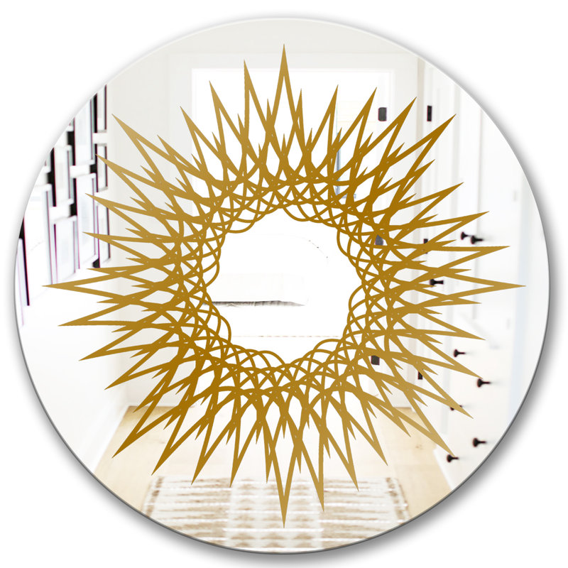 Miroir d'appoint Geometric Series Glam, H 31,5 po x l po