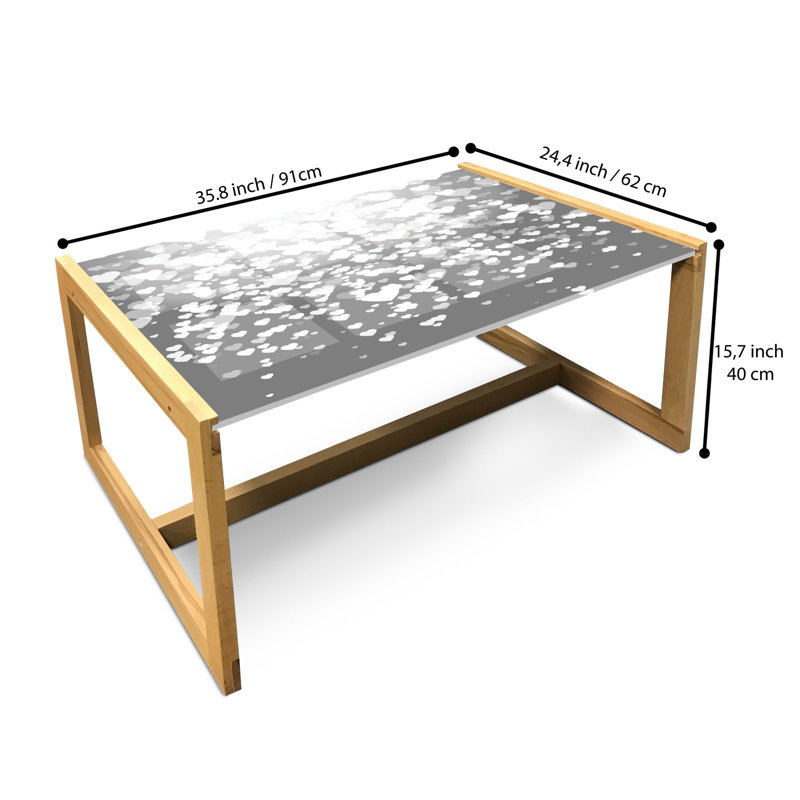 Irmin Sled Coffee Table, 90cm H x 62cm W x 40cm D