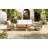 4 Pieces Patio Furniture Set with Swivel Chairs-1736583912