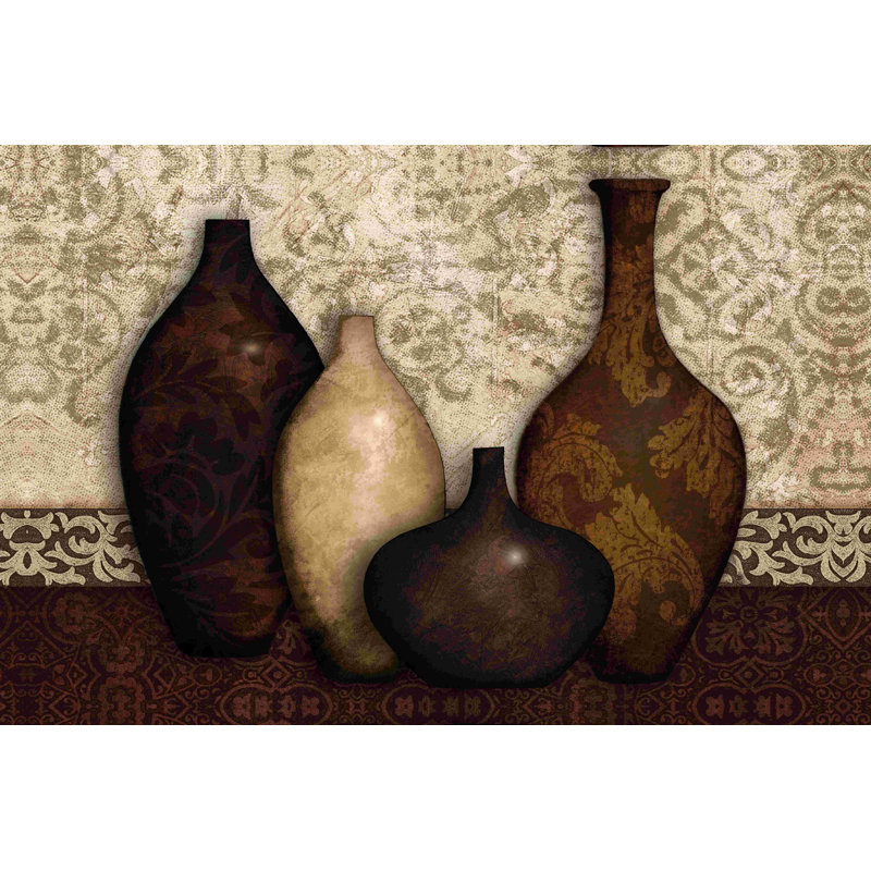 Vase «Red» - impression sur toile tendue, H 8 po x l 12 po x P 1,25 po