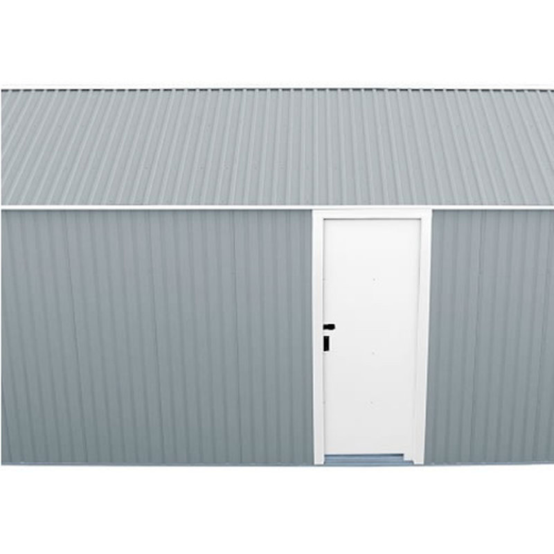 Imperial Metal Storage Shed, 12ft. W x 26ft. D, Light Gray