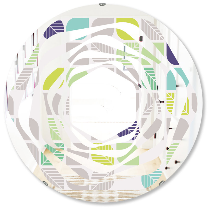 Miroir mural Whirl, H 31,5 po x l po