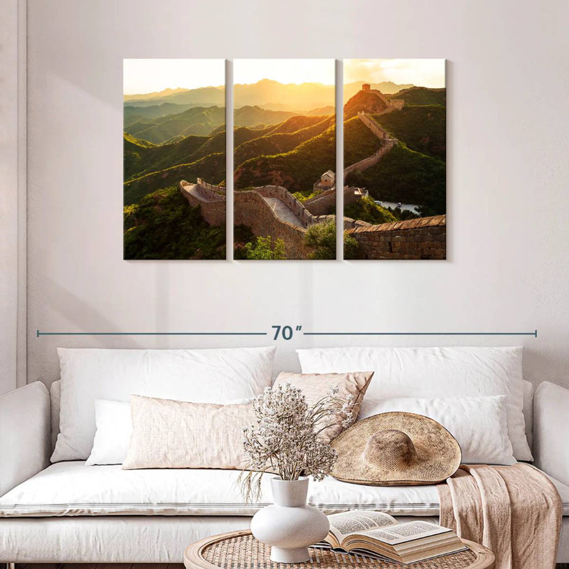 Nicci, grande muraille de Chine, H 28 po x l 45 po