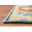 Tapis floral vert Oushak 5 x 9