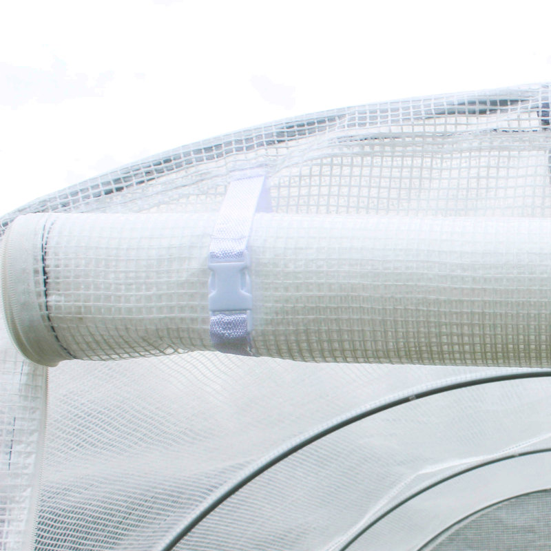 Plastic Greenhouse Cover Replacement,Heavy Duty Waterproof TarpFor Hoop House, 78.75''H x 118''W x 78.75''D, White