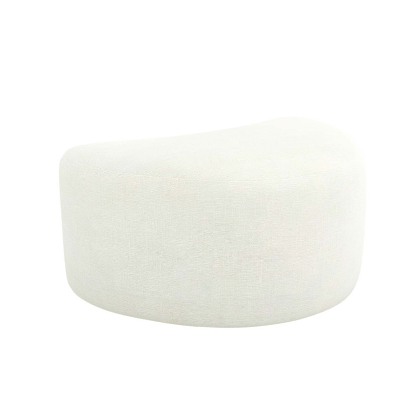 Carlisle Wedge Pouf, Shell Chenille