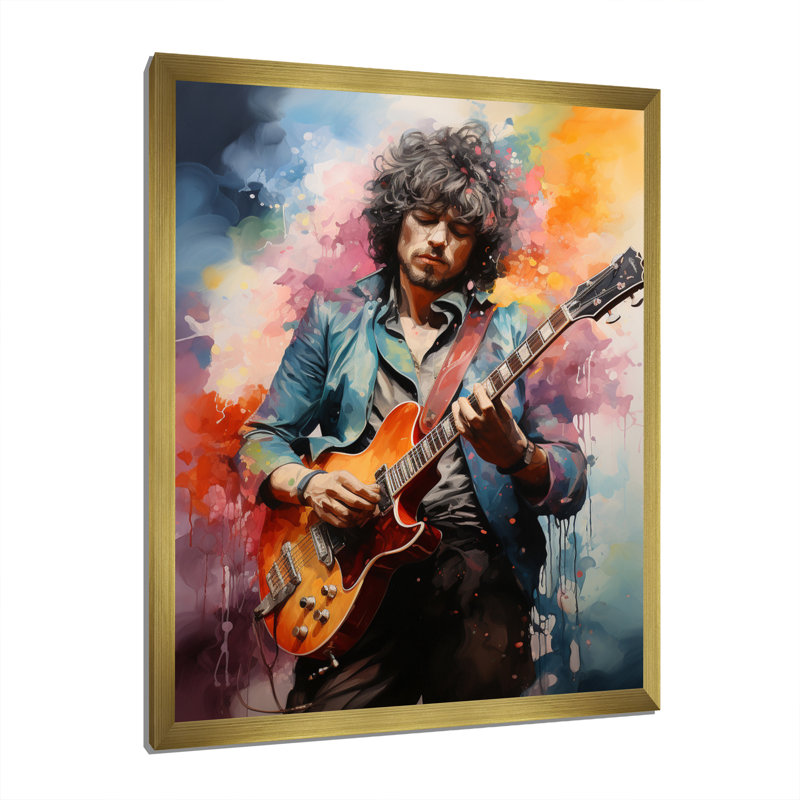 Tyrec Bohemian Art Bohemian Rhapsody sur impression sur toile, H 32 po x l 24 po x P 1 po, Encadrement doré