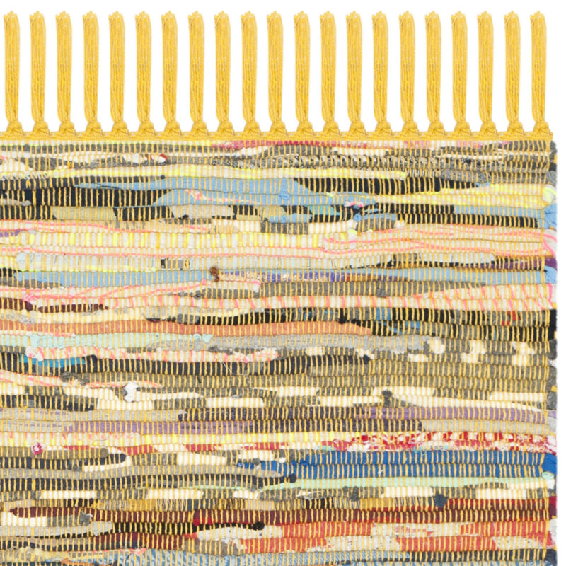 Dunkle Cotton Flatweave Area Rug, Rectangle 91 x 152cm