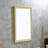 48*30 Framed Bathroom Mirror Square Wall-Mounted Material-1127563828