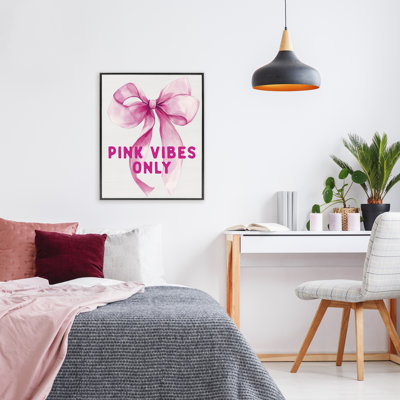 «Pink Vibes Only», estampe numérique giclée par Designed