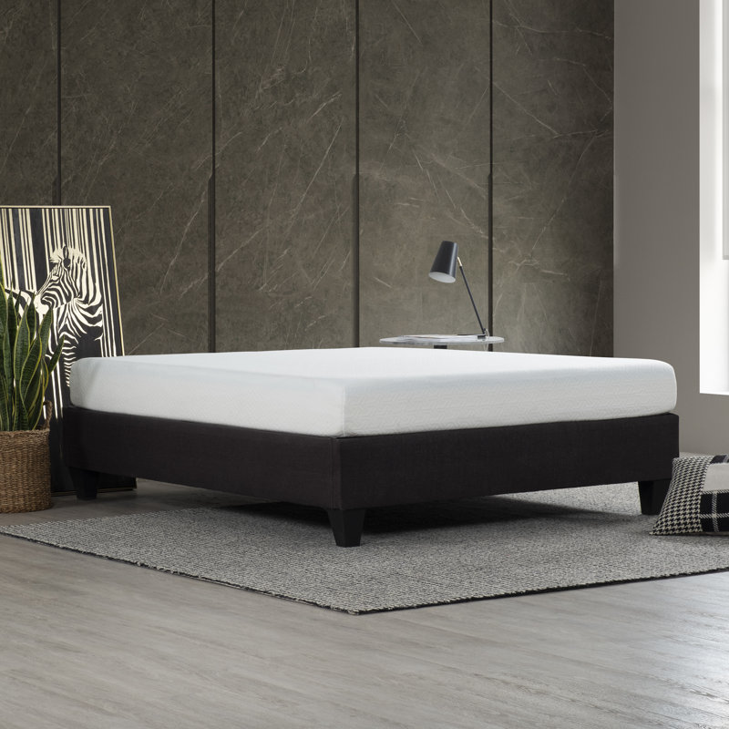 Upholstered Platform Bed Frame, King