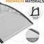 Idealhouse 150cm W x 100cm D Polycarbonate Cover Retractable Patio Awning-128843623