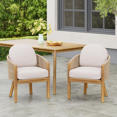 Grotta Outdoor Dining Arm Chair(Set Of 2)