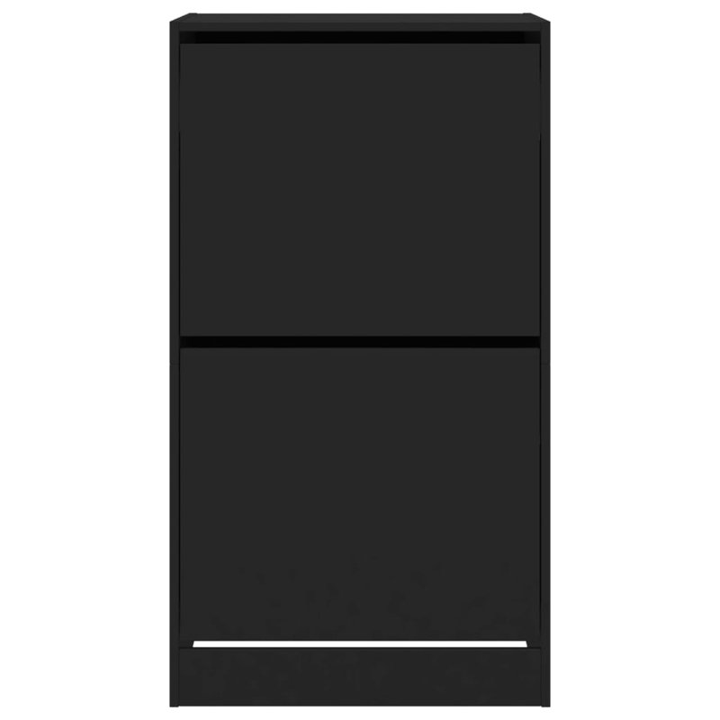 12 Pair Shoe Storage Cabinet, Black