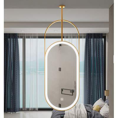 Bulgar - Miroir suspendu 1 lumière DEL
