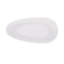 Baignoire autoportante à surface solide, baignoire autoportante en résine de pierre de luxe fabriquée à la main avec trop-plein et bonde escamotable, blanc brillant 24S02-59GW