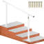 VEVOR Outdoor Stair Railing Kit, 5 FT Handrails for 0-5 Steps Aluminum Stair Hand Rail-845428547