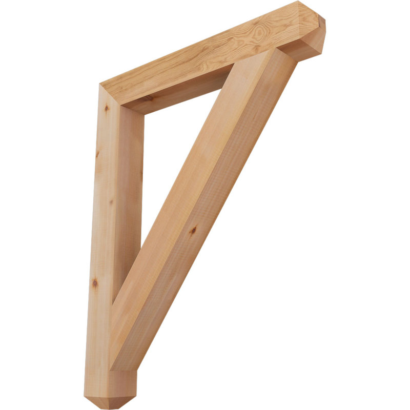 Support pour artisan traditionnel, H 38 po x l 3,5 po x P 30 po, Cèdre rouge de l'Ouest (lisse)