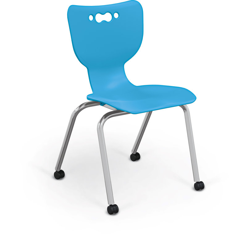 Fauteuil à roulettes Hierarchie, H 33,1 po x l 20,5 po x P 23,75 po, Bleu