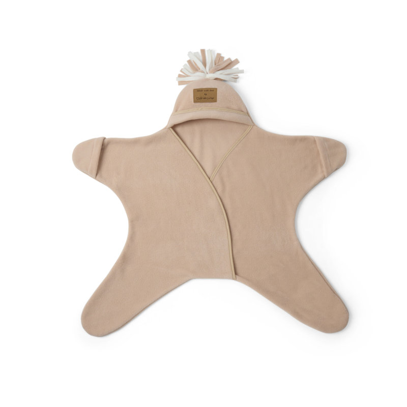 100% Polyester Stroller Blanket, Beige