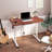 Home Office Height Adjustable Standing Desk With Built-in Power Outlet-1213922928