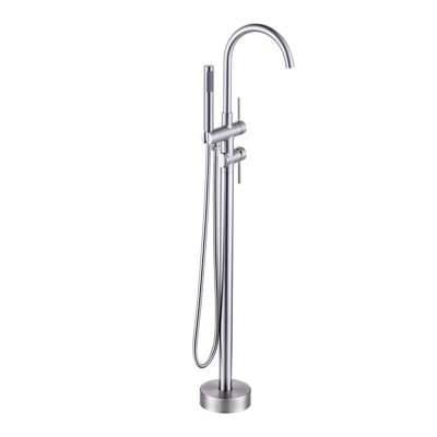 Floor Tub Spout with Diverter