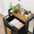 Laundry Hamper with Wheels, Home Freestanding Laundry Basket with Removable Bags and Storage Platform-768207238