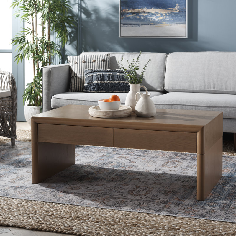 Table basse avec rangement Vandalia, Sable
