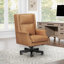 Chaise de bureau en cuir-1127486167