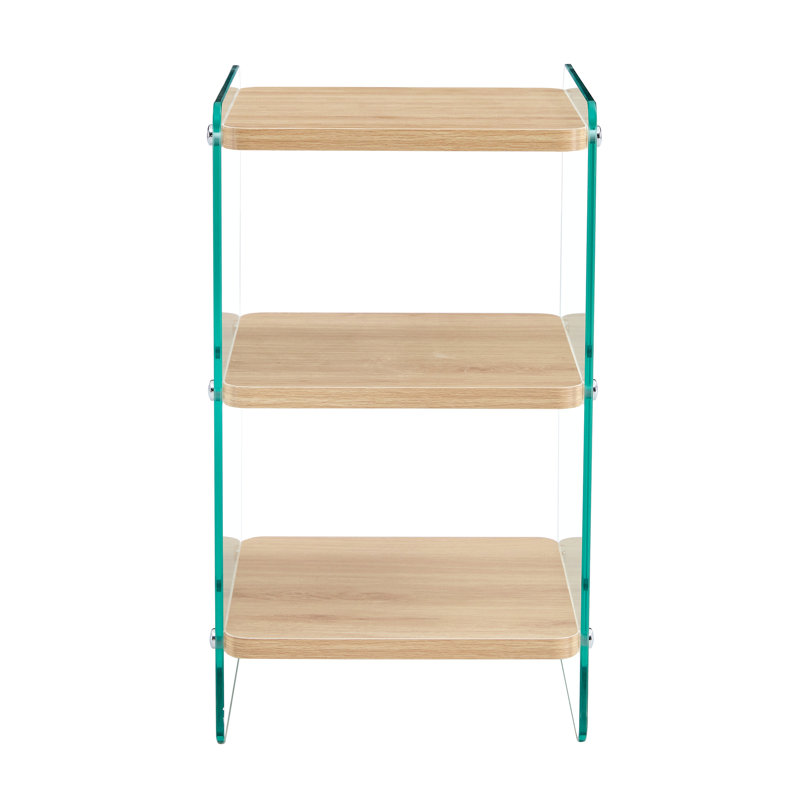Et armoire de rangement pour chambre à coucher en verre et en verre - Console au design simple et chic avec des panneaux fonctionnels pour votre couloir
