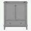 Meuble-lavabo 30 po sans lavabo, base seulement, armoire de salle de bain multifonctionnelle avec portes et tiroir, cadre solide et panneau de fibres à densité moyenne, blanc-107238337